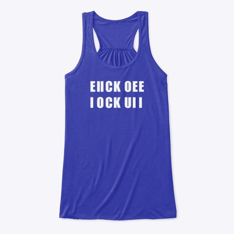 "F*CK OFF" Tank - white lettering